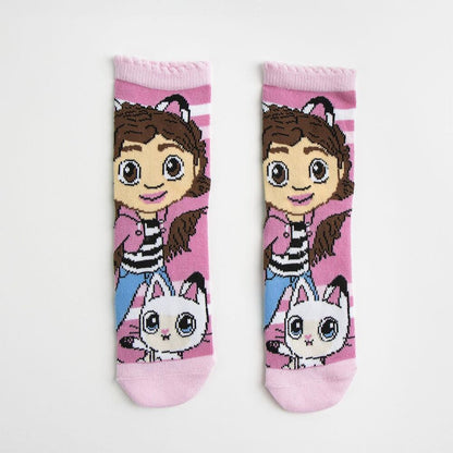 Set de calcetines de La Casa de Muñecas de Gabby en rosa y azul claro - 5