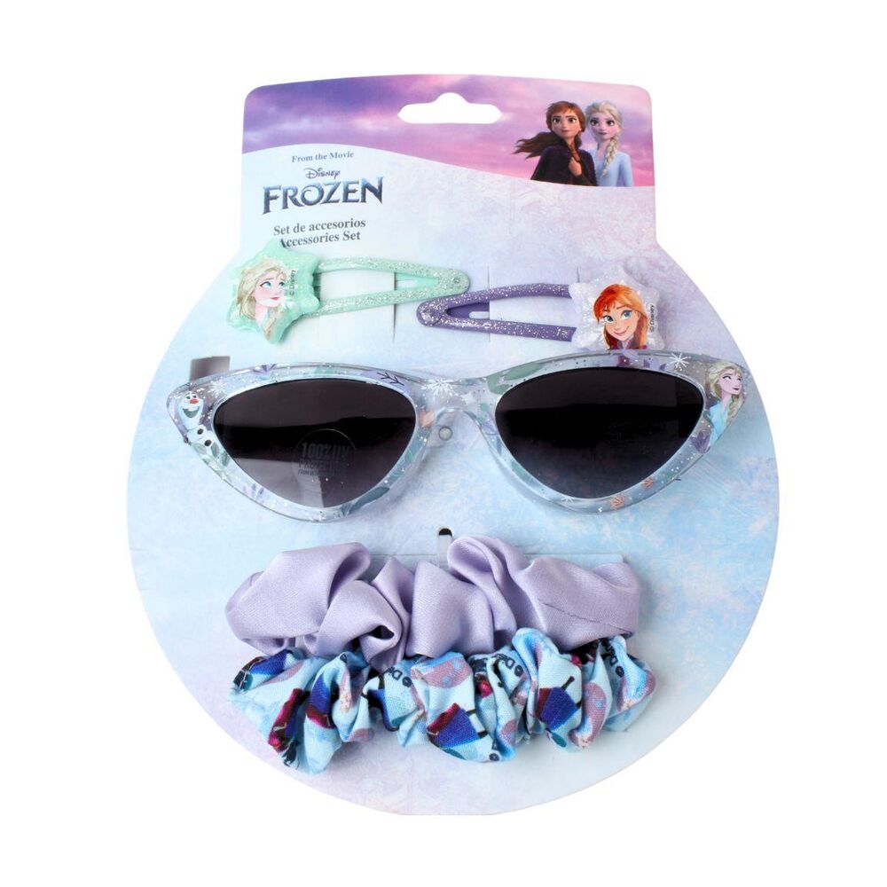 Set de belleza Frozen Disney con gafas de sol y accesorios para el cabello - 2