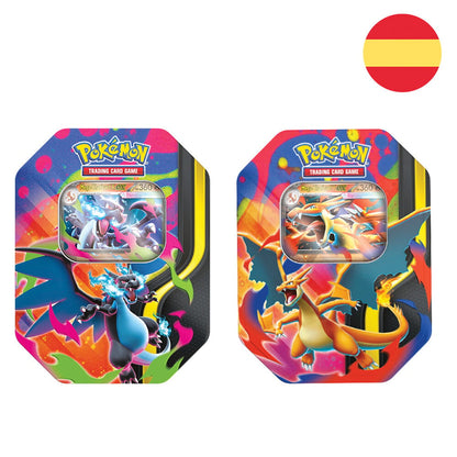 Latas Pokémon JCC Spring ex decoradas con Charizard