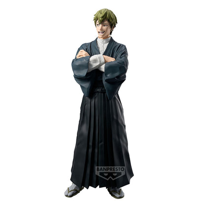 Figura Grandista de Zen'in Naoya de Jujutsu Kaisen con los brazos cruzados