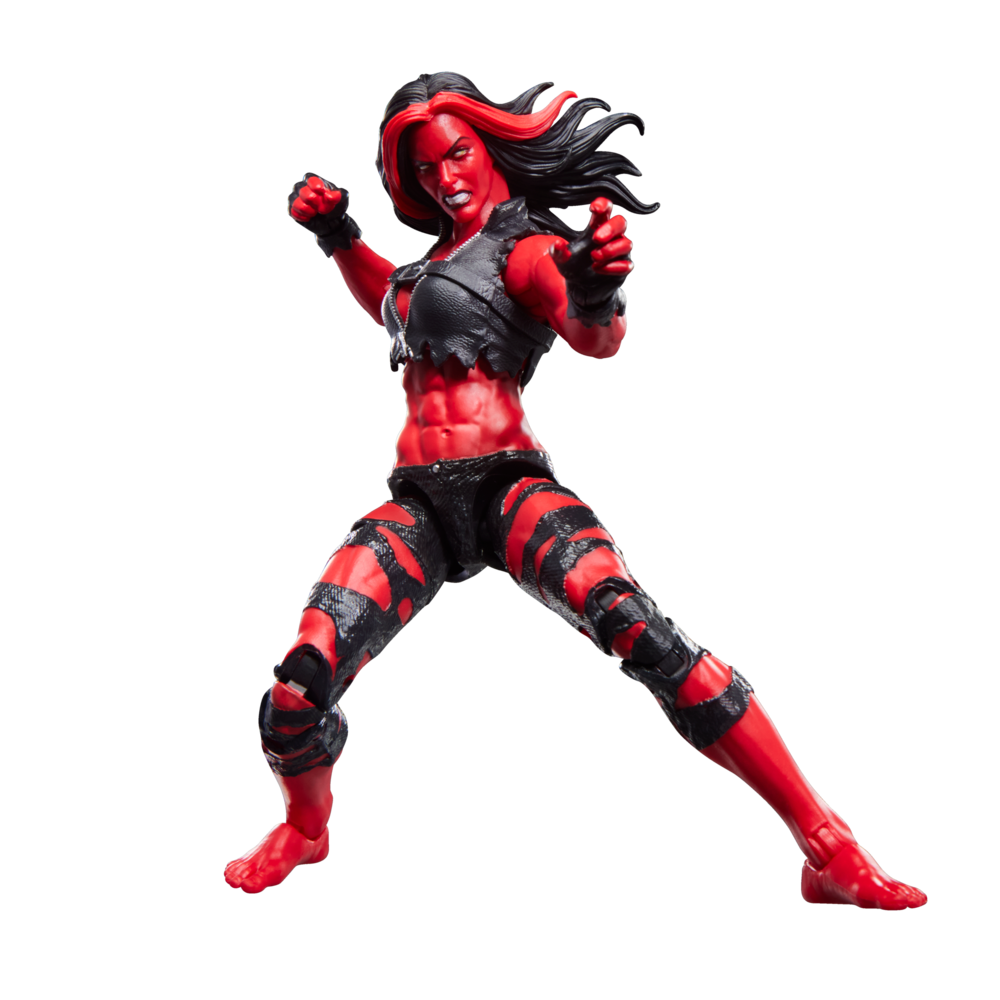 Figura articulada Red She-Hulk Marvel Legends con accesorios - 4