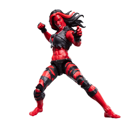 Figura articulada Red She-Hulk Marvel Legends con accesorios - 4