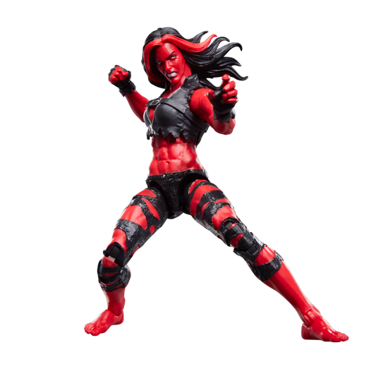 Figura articulada Red She-Hulk Marvel Legends con accesorios - 4