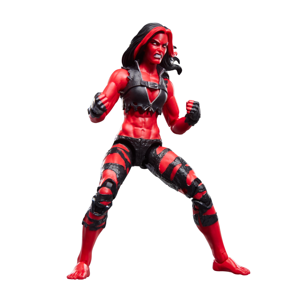 Figura articulada Red She-Hulk Marvel Legends con accesorios - 8