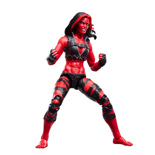 Figura articulada Red She-Hulk Marvel Legends con accesorios - 8