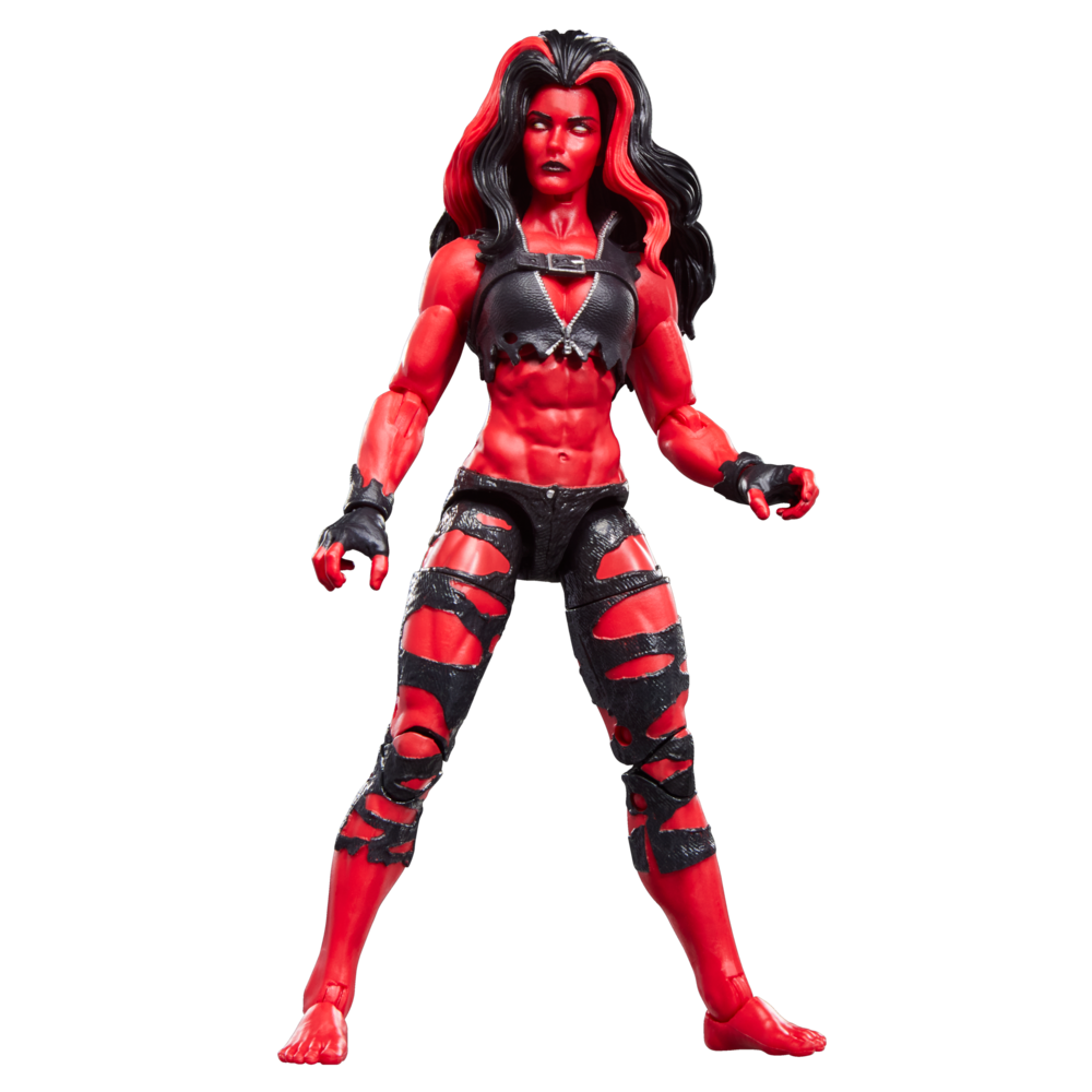 Figura articulada Red She-Hulk Marvel Legends con accesorios - 5