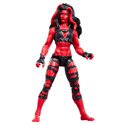 Figura articulada Red She-Hulk Marvel Legends con accesorios - 5