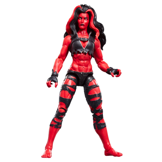 Figura articulada Red She-Hulk Marvel Legends con accesorios - 5
