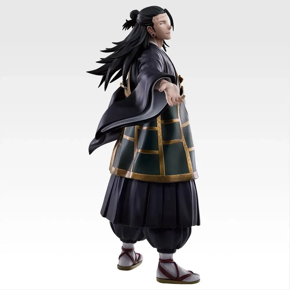 Figura Ichibansho Character C de Jujutsu Kaisen con túnica oscura y detalles dorados