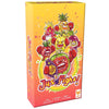 Caja del juego de mesa Jus Fight! con personajes de frutas