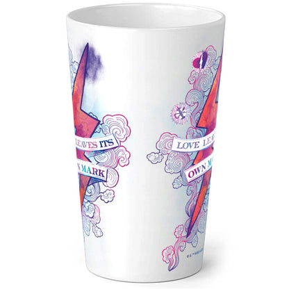 Taza blanca de Harry Potter con diseño de rayo y frase decorativa - 2