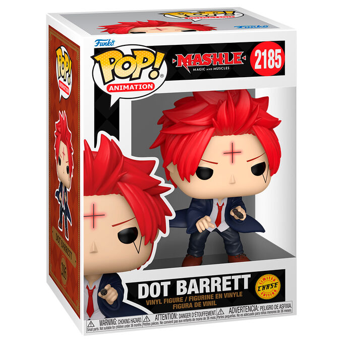 Figura Funko POP! Chase de Dot Barrett de Mashle en caja