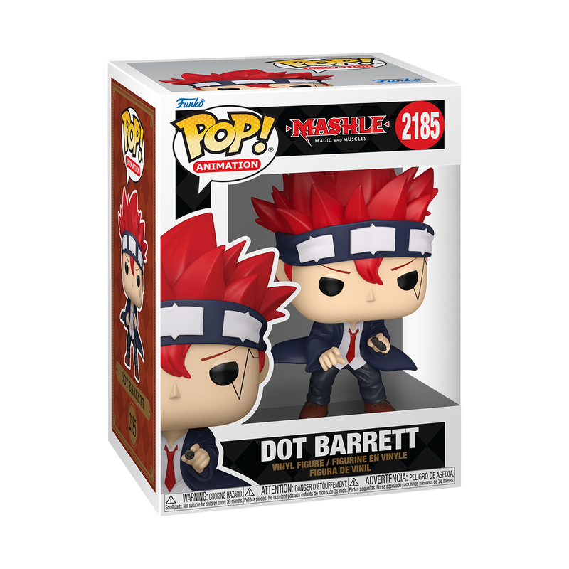 Figura Funko POP! de Dot Barrett de Mashle en caja, versiones regular y Chase - 2