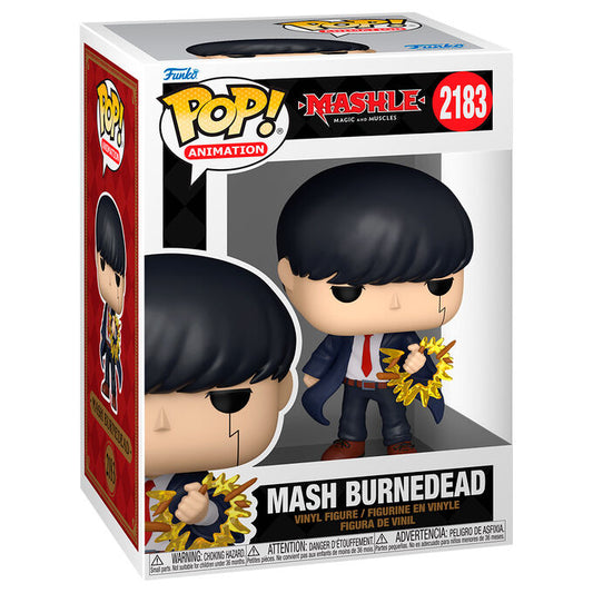 Figura Funko POP! de Mash Burnedead de Mashle con efecto de energía amarilla - 2