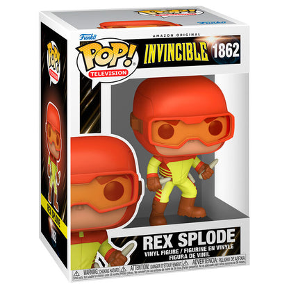 Figura Funko POP! de Rex Splode de Invincible en caja