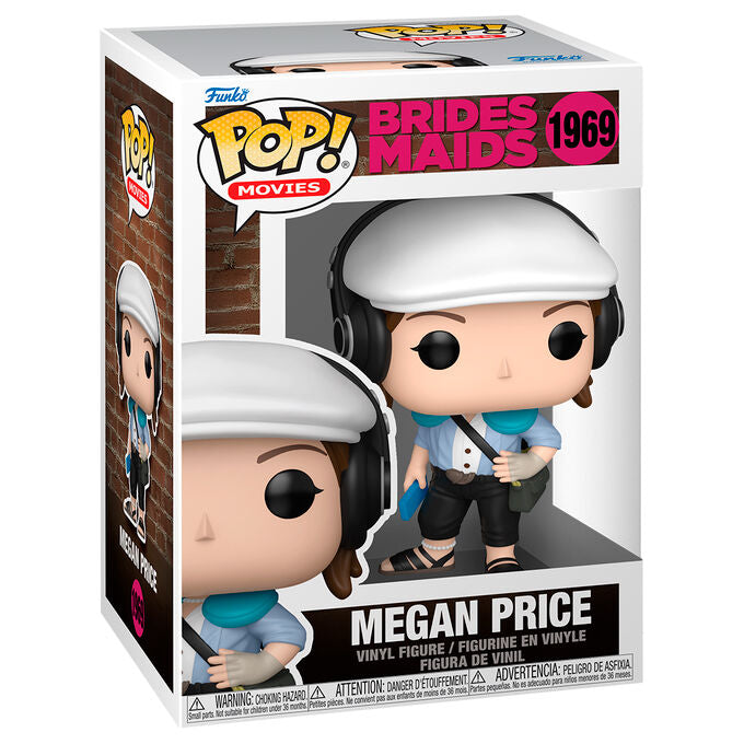 Figura Funko POP de Megan Price con gorra blanca y auriculares - 2
