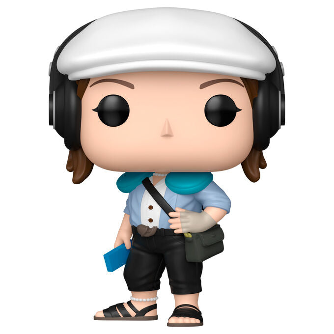 Figura Funko POP de Megan Price con gorra blanca y auriculares