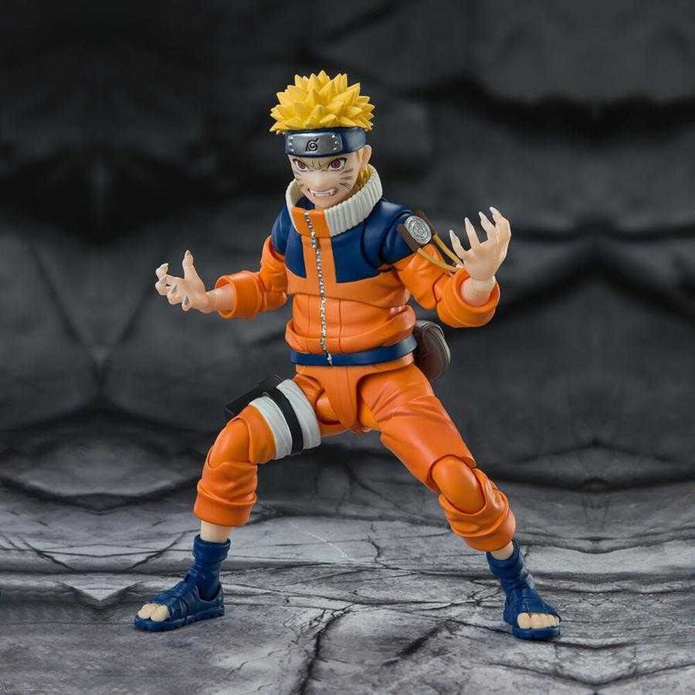 Figura S.H.Figuarts de Naruto Uzumaki con traje naranja y azul - 2