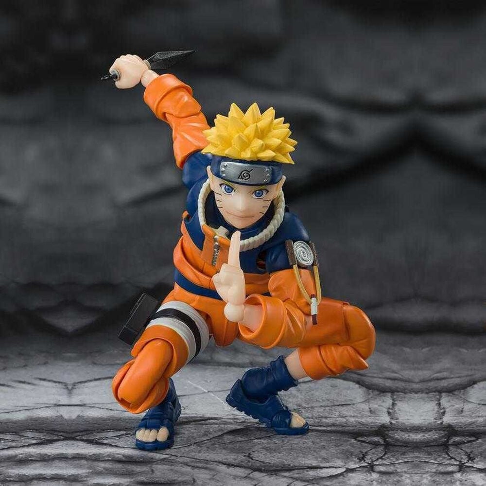 Figura S.H.Figuarts de Naruto Uzumaki con traje naranja y azul - 4