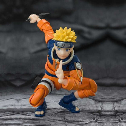 Figura S.H.Figuarts de Naruto Uzumaki con traje naranja y azul - 4