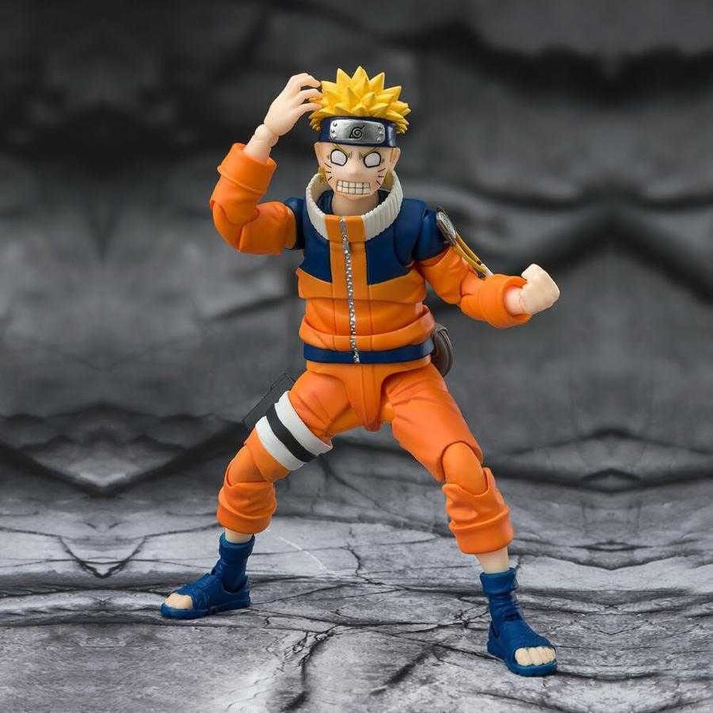 Figura S.H.Figuarts de Naruto Uzumaki con traje naranja y azul - 5