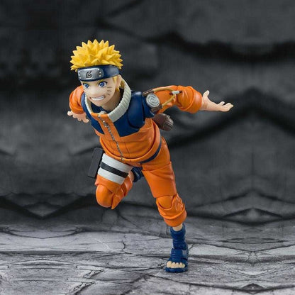 Figura S.H.Figuarts de Naruto Uzumaki con traje naranja y azul - 6