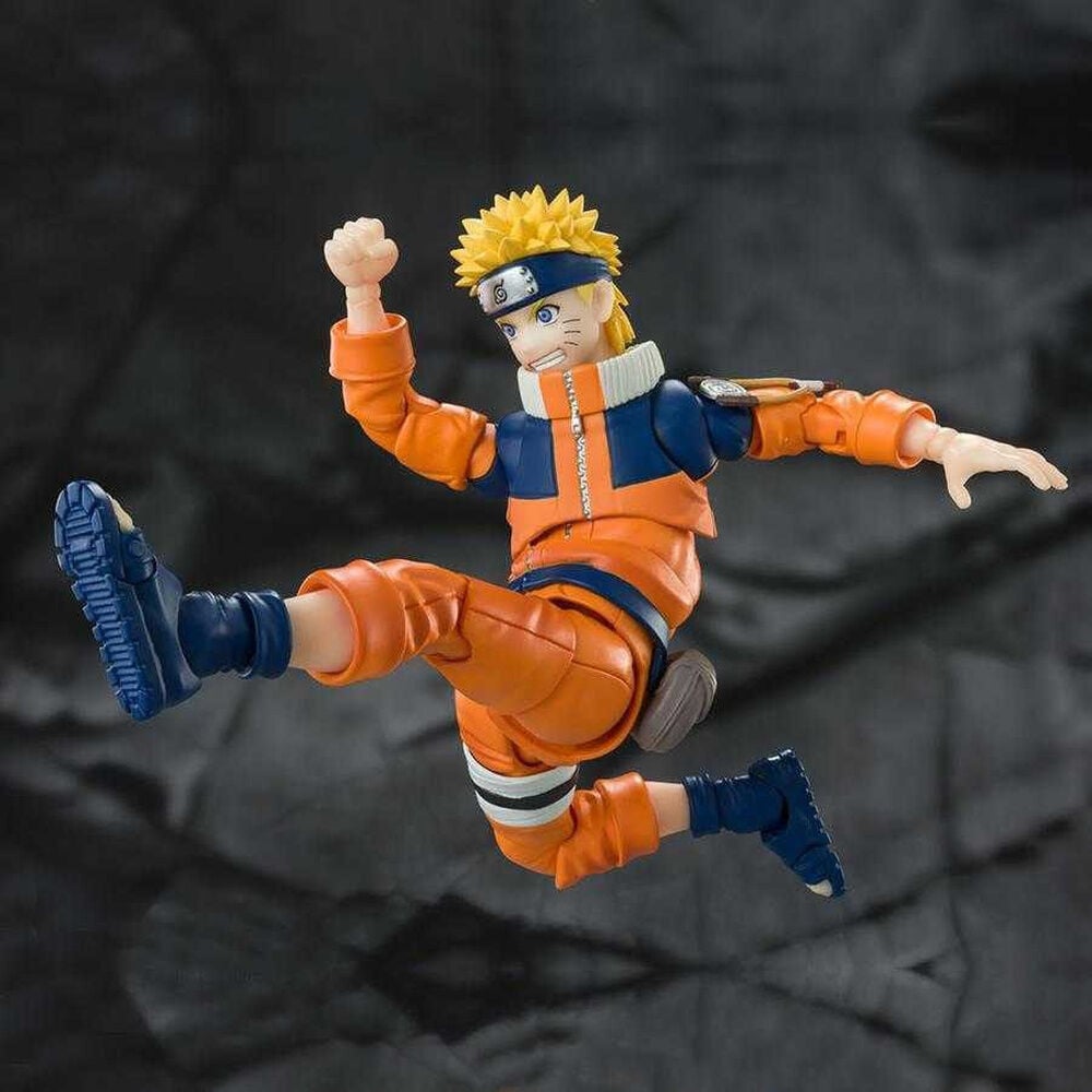 Figura S.H.Figuarts de Naruto Uzumaki con traje naranja y azul - 7