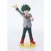 Figura Adokenette de Izuku Midoriya con uniforme escolar y base amarilla