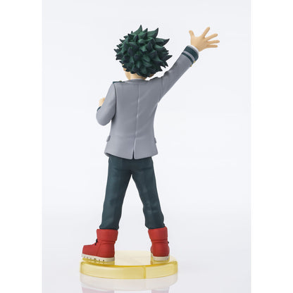 Figura Adokenette de Izuku Midoriya con uniforme escolar y base amarilla - 3