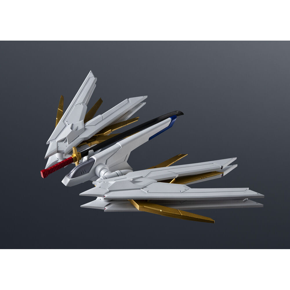 Figura Mighty Strike Freedom Gundam Universe de 15 cm con alas blancas y detalles dorados - 4