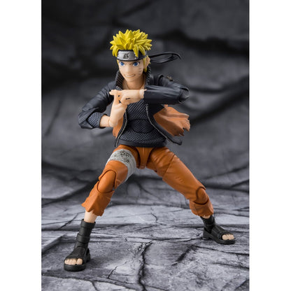 Figura S.H.Figuarts de Naruto Uzumaki con atuendo naranja y negro - 2