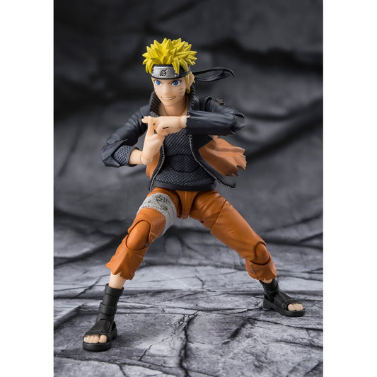 Figura S.H.Figuarts de Naruto Uzumaki con atuendo naranja y negro - 2