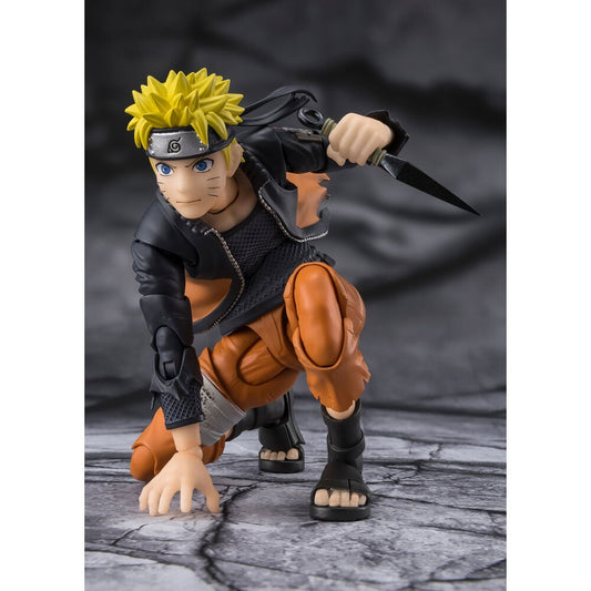 Figura S.H.Figuarts de Naruto Uzumaki con atuendo naranja y negro - 3