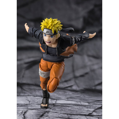 Figura S.H.Figuarts de Naruto Uzumaki con atuendo naranja y negro - 5