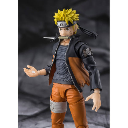 Figura S.H.Figuarts de Naruto Uzumaki con atuendo naranja y negro - 8