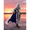 Figura S.H.Figuarts de Griffith de Berserk con armadura, capa y espada