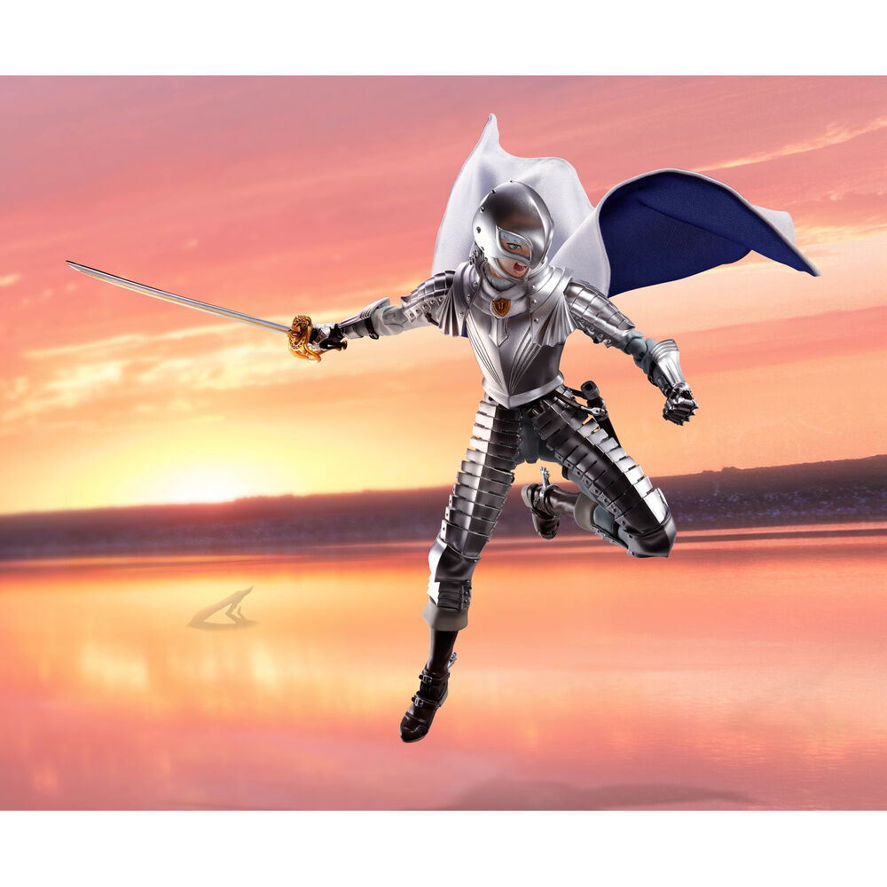 Figura S.H.Figuarts de Griffith de Berserk con armadura, capa y espada - 5