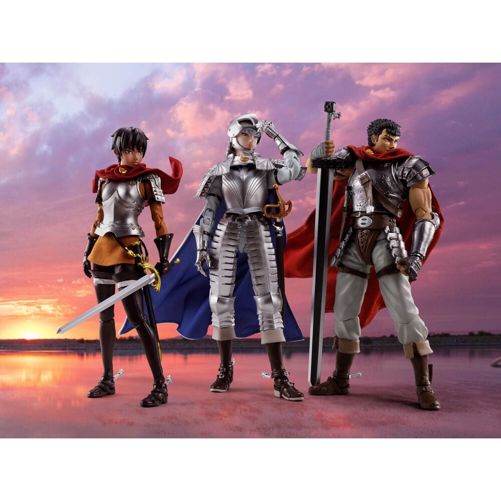 Figura S.H.Figuarts de Griffith de Berserk con armadura, capa y espada - 7