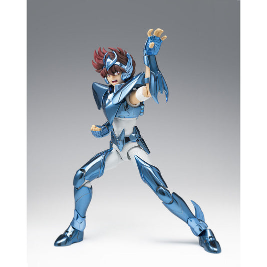 Figura de Seiya Pegasus con armadura Final Bronze Cloth azul