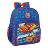 Mochila escolar azul de Cars con Rayo McQueen y Mate