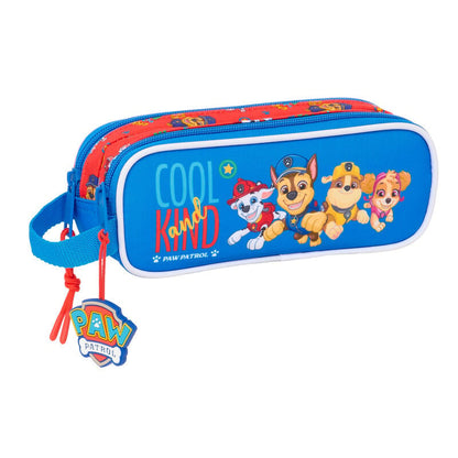 Portatodo doble azul y rojo de Paw Patrol con dos compartimentos