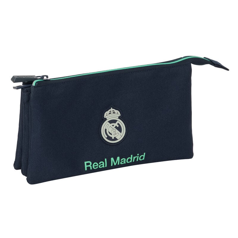 Portatodo triple azul marino del Real Madrid 2.ª Equipación 25/26
