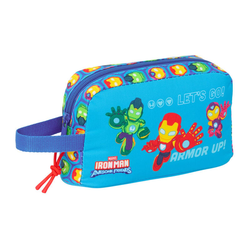 Portadesayunos térmico azul de Iron Man Marvel