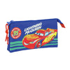 Portatodo triple azul de Cars con Rayo McQueen