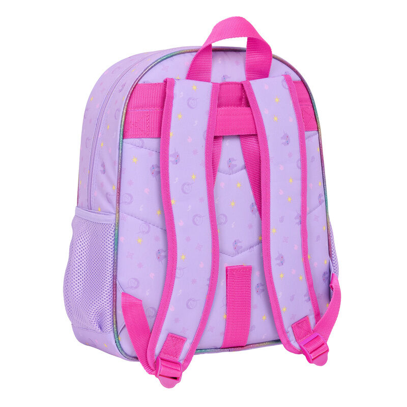 Mochila lila Unicorn Academy con unicornio y personaje - 2