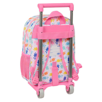Trolley Baby Peppa Pig rosa con mochila extraíble y estampado multicolor - 2