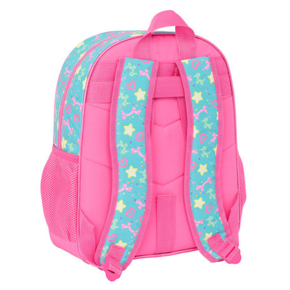 Mochila Confetti de La Casa de Muñecas de Gabby en turquesa y rosa - 2