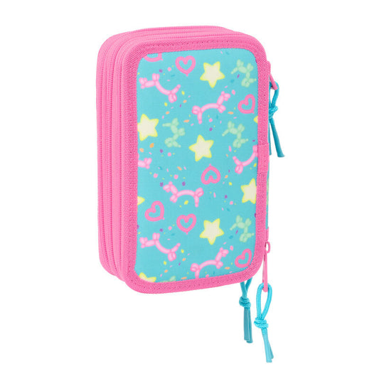 Plumier triple rosa de Gabby’s Dollhouse con tres compartimentos - 2