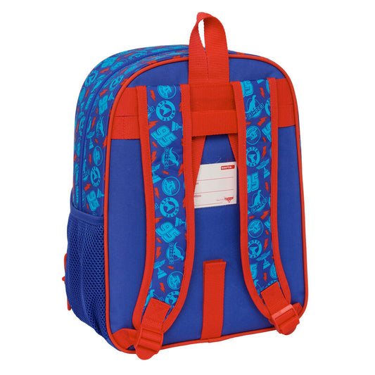 Mochila azul de Cars Disney Pixar con Rayo McQueen y Mate - 2