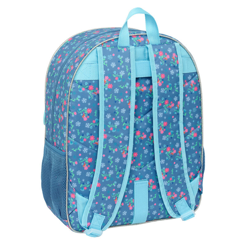Mochila Frozen Disney azul con Anna y Elsa - 2